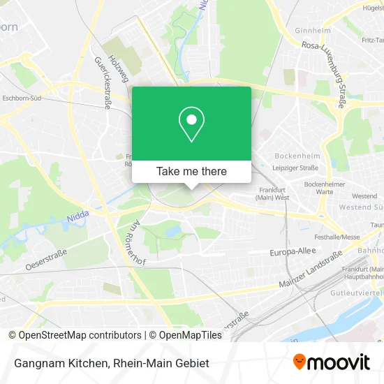 Карта Gangnam Kitchen