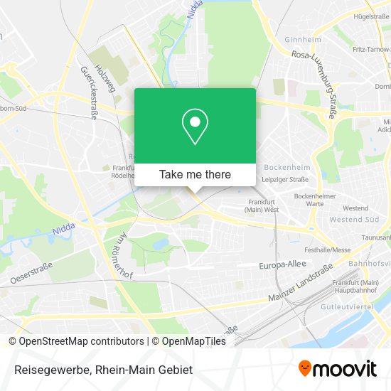 Карта Reisegewerbe