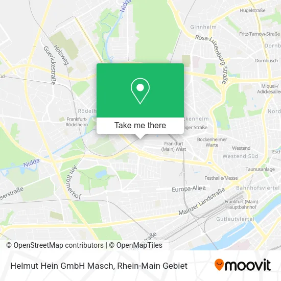 Карта Helmut Hein GmbH Masch