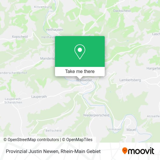 Карта Provinzial Justin Newen