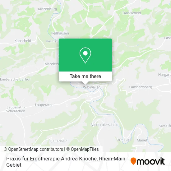 Карта Praxis für Ergotherapie Andrea Knoche