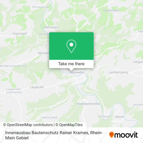 Карта Innenausbau Bautenschutz Rainer Krames