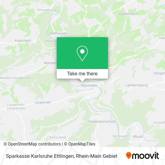 Карта Sparkasse Karlsruhe Ettlingen