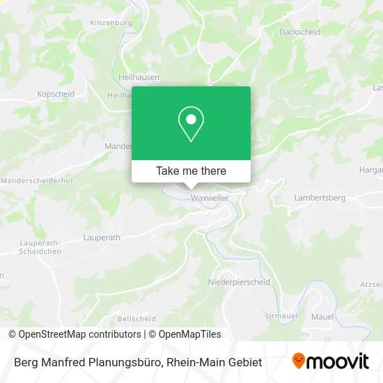 Карта Berg Manfred Planungsbüro