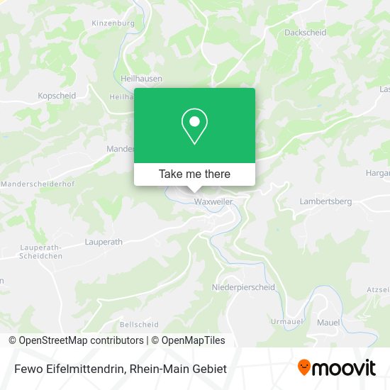 Карта Fewo Eifelmittendrin