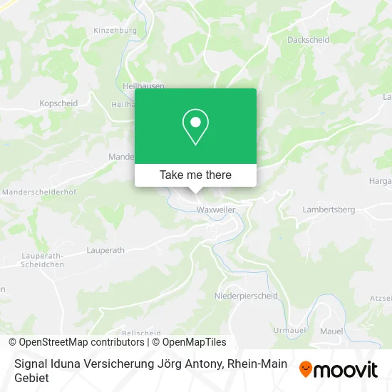 Карта Signal Iduna Versicherung Jörg Antony