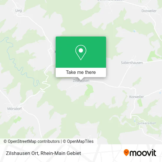 Карта Zilshausen Ort