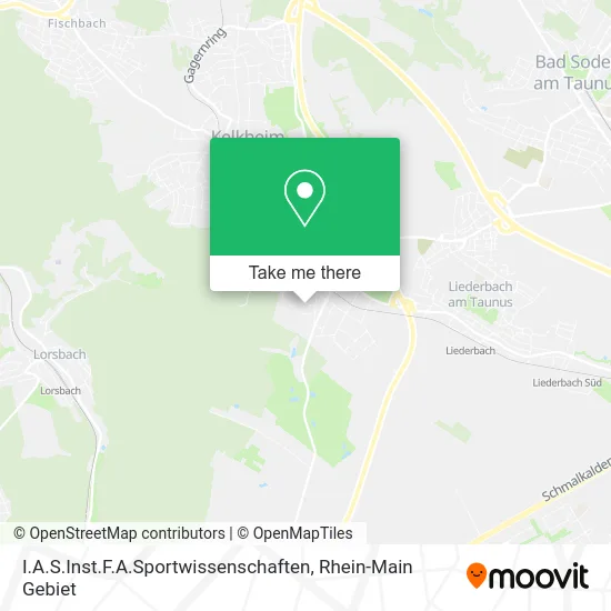 Карта I.A.S.Inst.F.A.Sportwissenschaften
