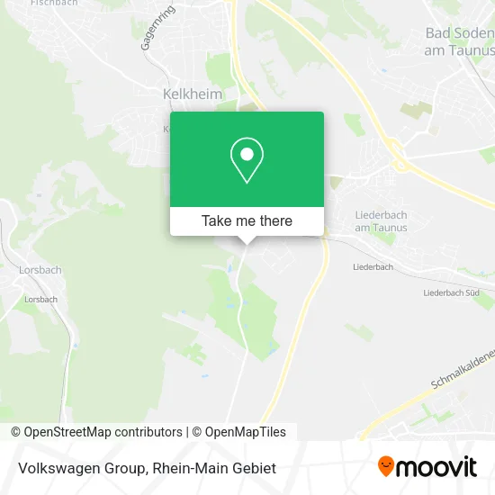 Карта Volkswagen Group