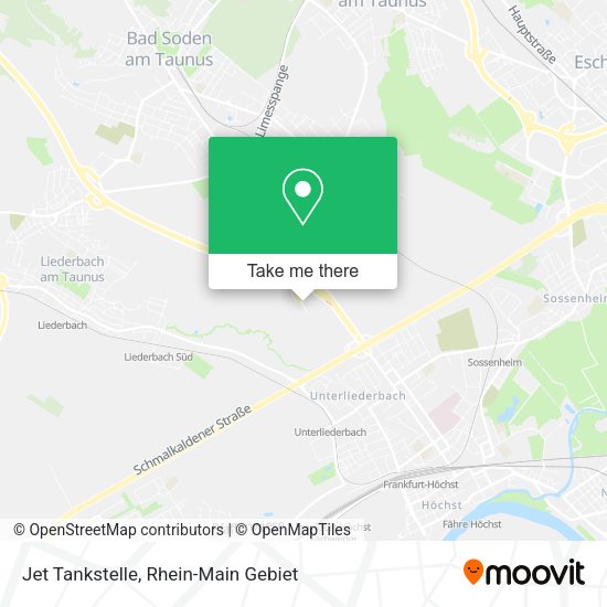 Карта Jet Tankstelle