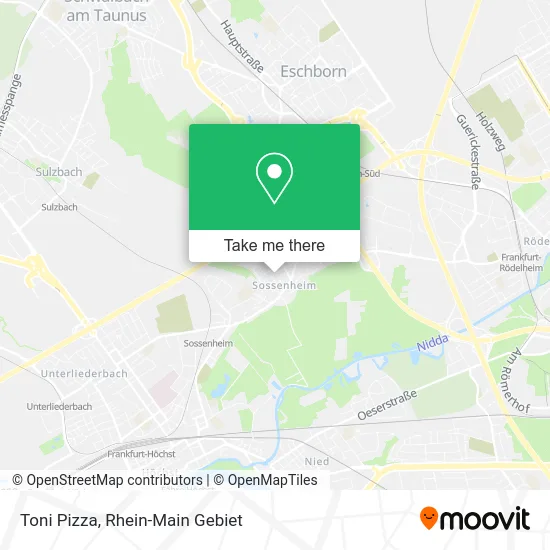 Карта Toni Pizza