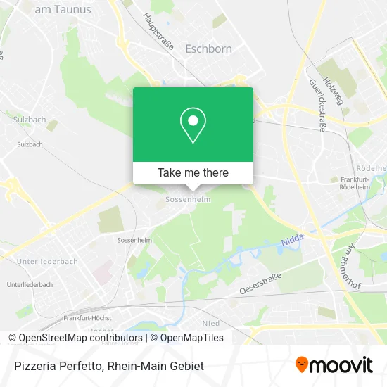Карта Pizzeria Perfetto