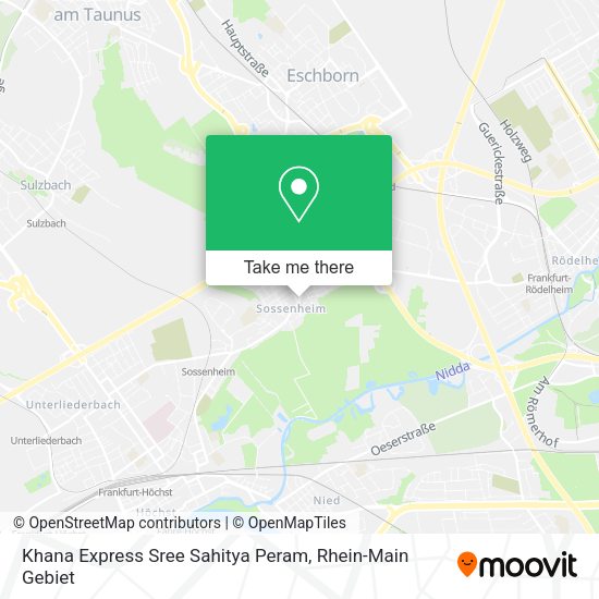 Карта Khana Express Sree Sahitya Peram
