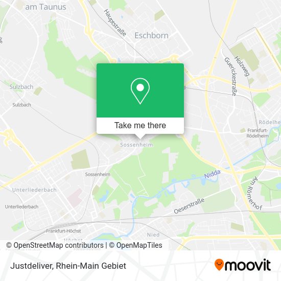 Карта Justdeliver