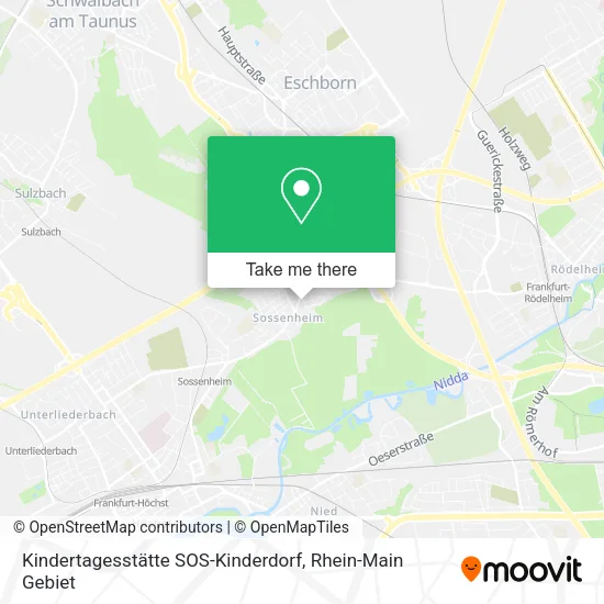 Карта Kindertagesstätte SOS-Kinderdorf
