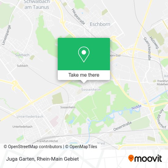 Карта Juga Garten