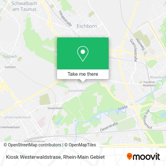 Карта Kiosk Westerwaldstrase