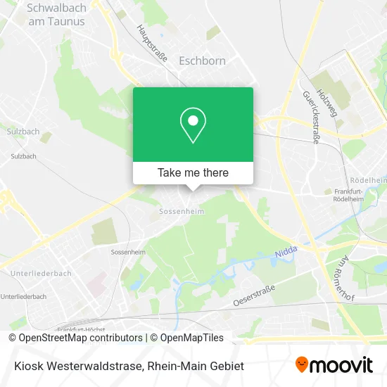 Карта Kiosk Westerwaldstrase
