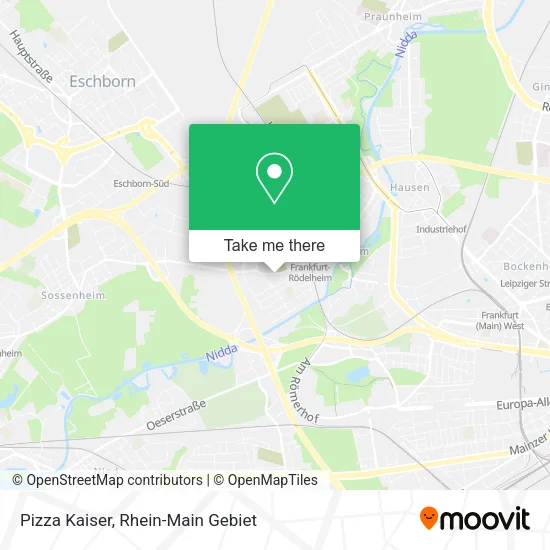 Карта Pizza Kaiser