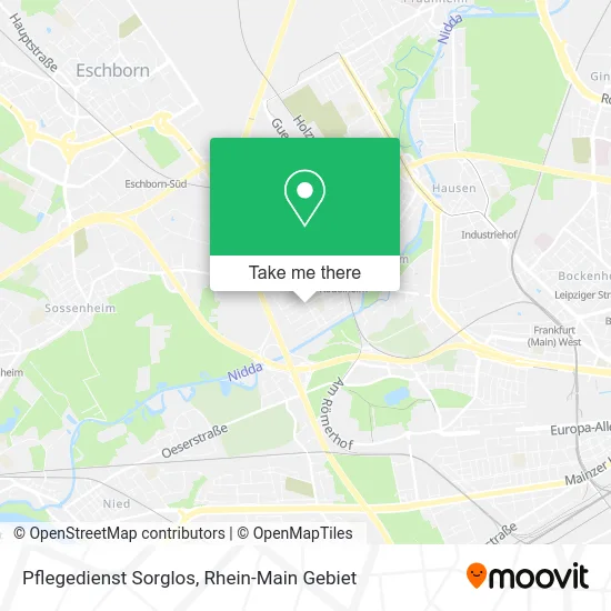 Карта Pflegedienst Sorglos