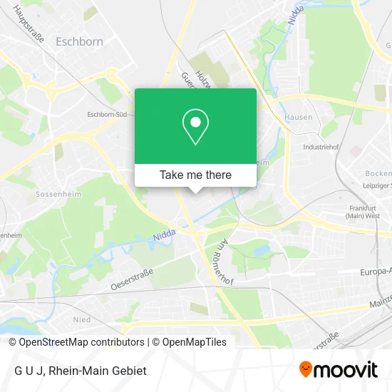 G U J map