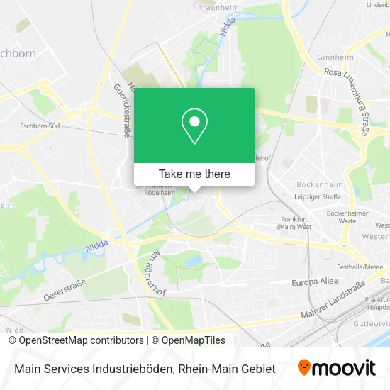 Карта Main Services Industrieböden