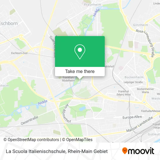 Карта La Scuola Italienischschule