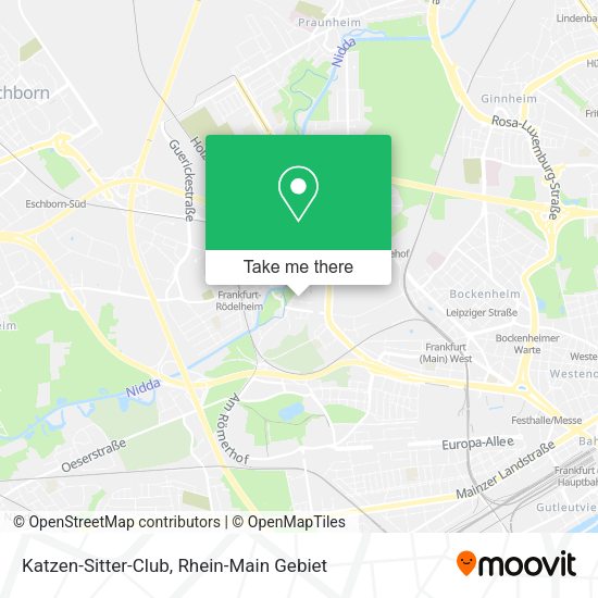 Карта Katzen-Sitter-Club