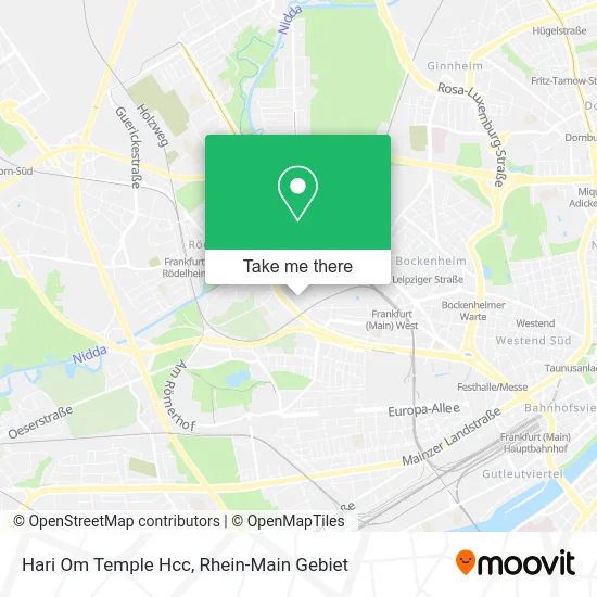 Карта Hari Om Temple Hcc