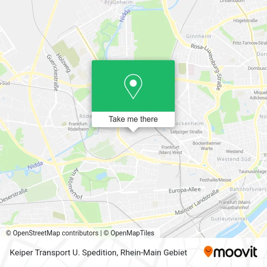 Карта Keiper Transport U. Spedition