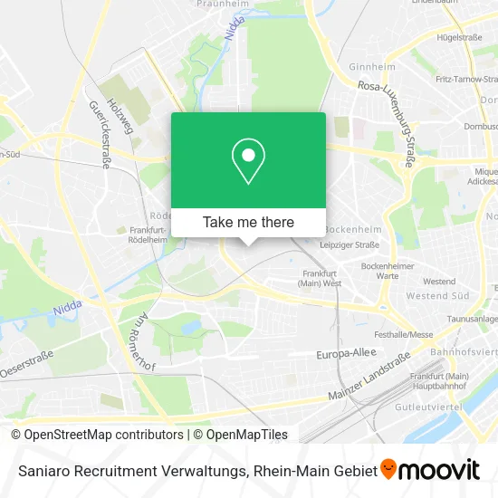 Карта Saniaro Recruitment Verwaltungs