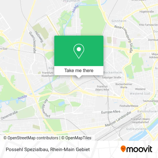 Карта Possehl Spezialbau