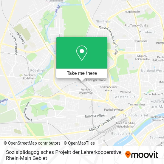 Карта Sozialpädagogisches Projekt der Lehrerkooperative