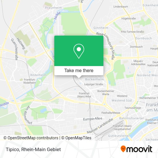 Карта Tipico
