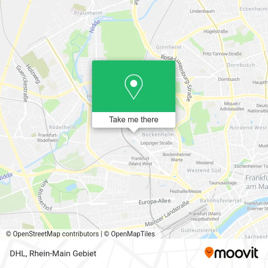 DHL map