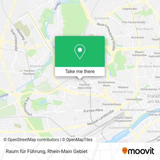 Карта Raum für Führung