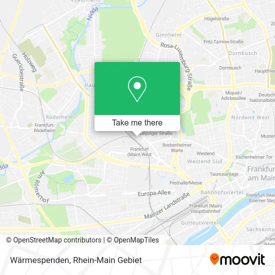 Карта Wärmespenden