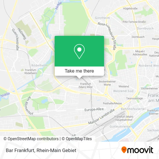 Карта Bar Frankfurt