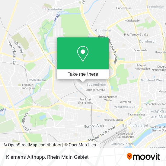 Карта Klemens Althapp