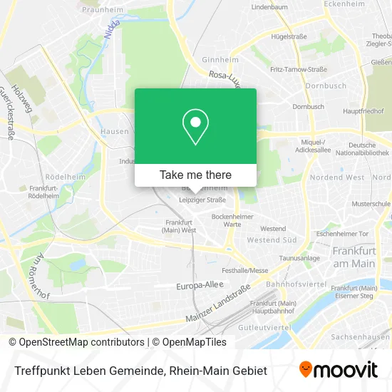 Карта Treffpunkt Leben Gemeinde