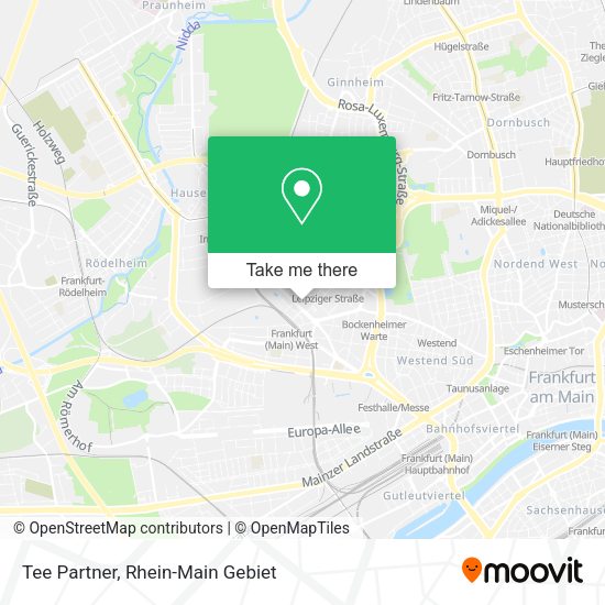 Карта Tee Partner