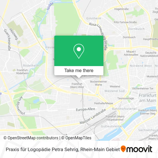 Карта Praxis für Logopädie Petra Sehrig