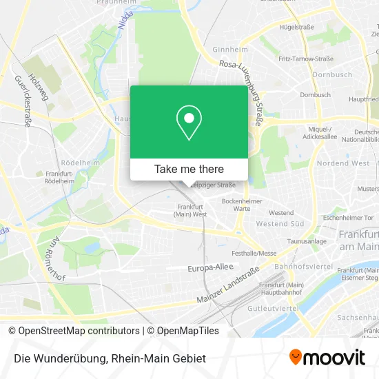 Карта Die Wunderübung