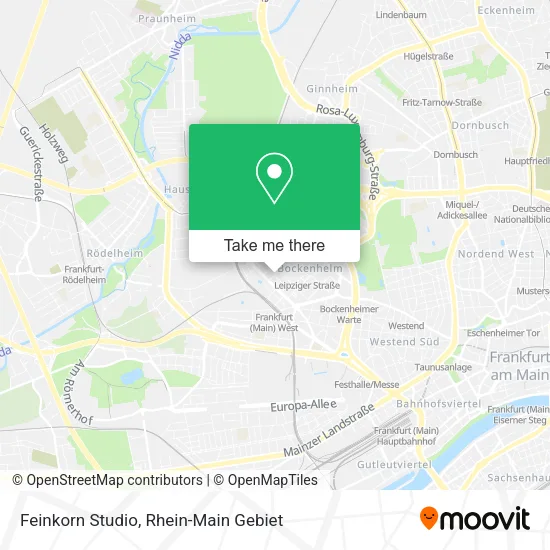 Feinkorn Studio map
