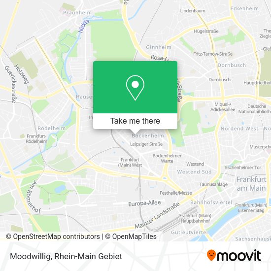 Карта Moodwillig