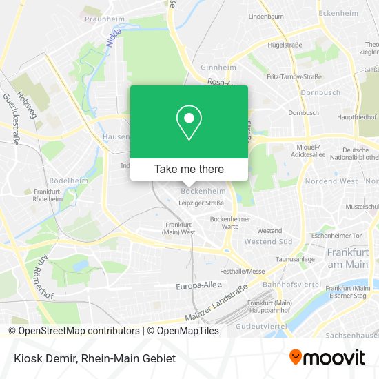 Kiosk Demir map