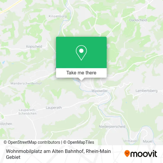 Карта Wohnmobilplatz am Alten Bahnhof