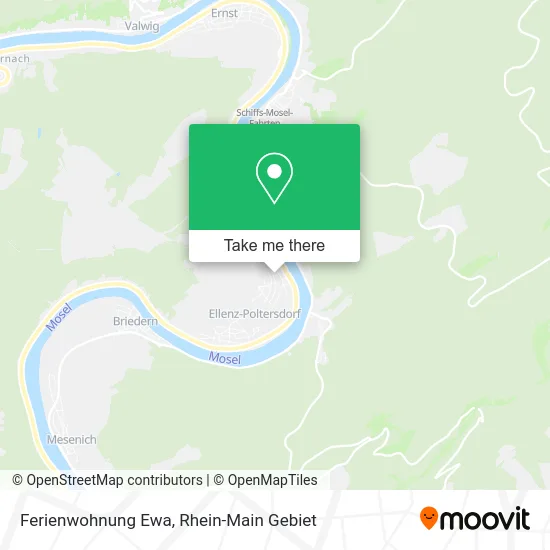 Карта Ferienwohnung Ewa