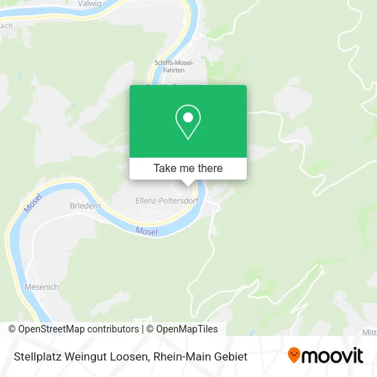 Карта Stellplatz Weingut Loosen