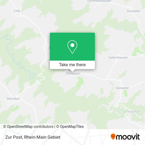 Карта Zur Post
